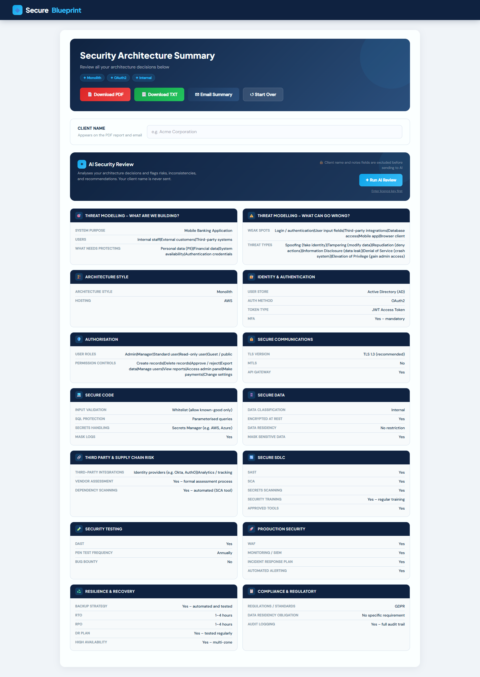SecureBlueprint  gallery image