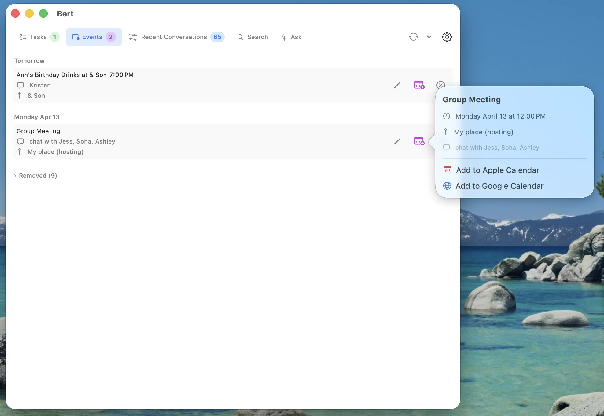 Task Bert screenshot 3