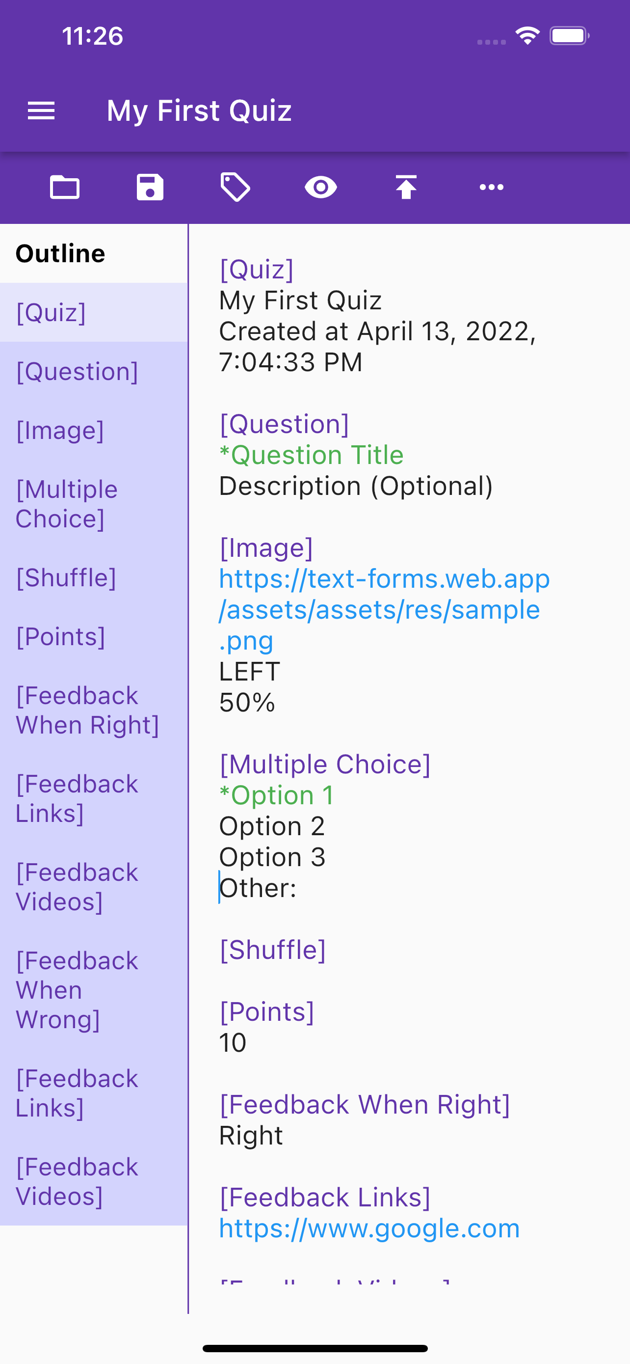 TextForms gallery image