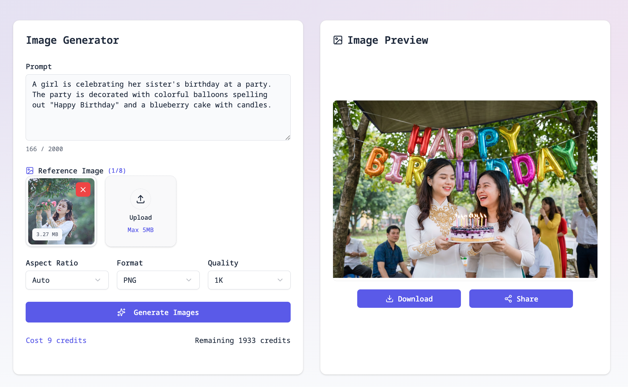 BdayCanvas gallery image