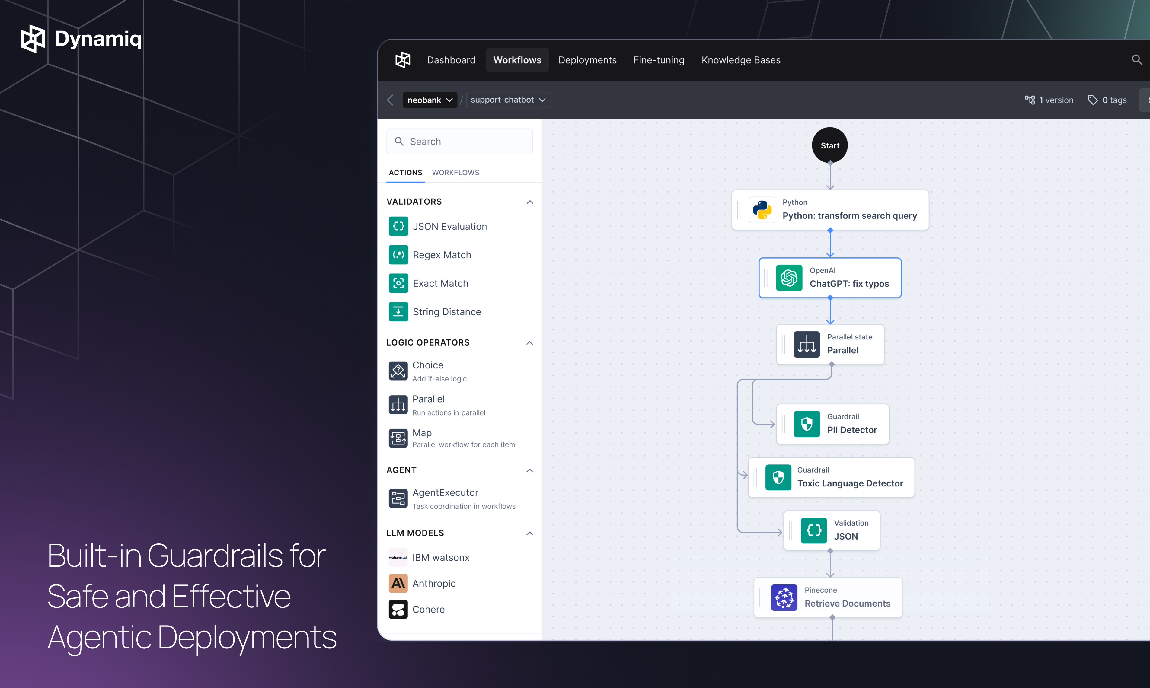 Dynamiq's Agentic AI Studio media 9