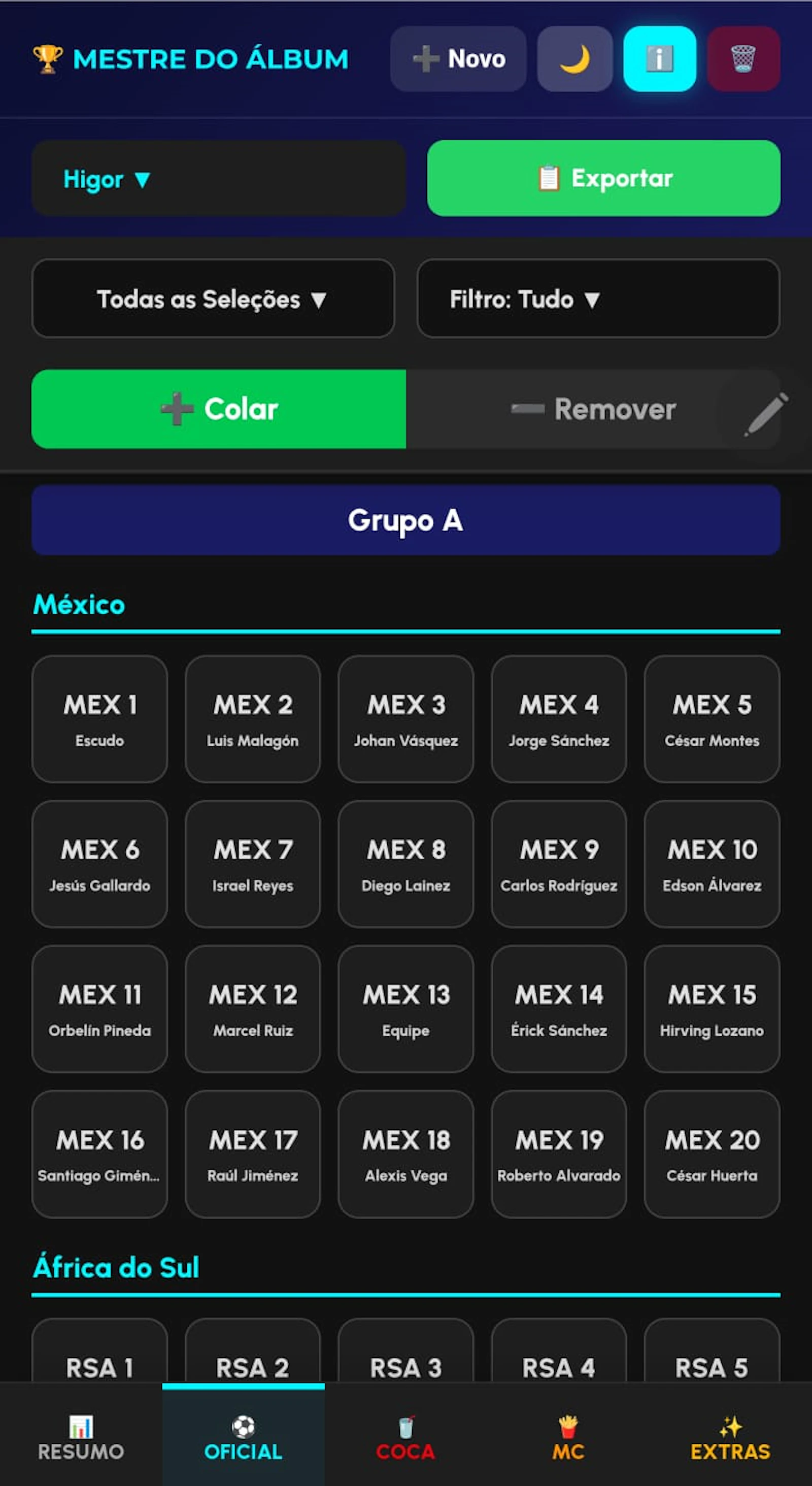 Mestre do Álbum Copa 2026 screenshot 7