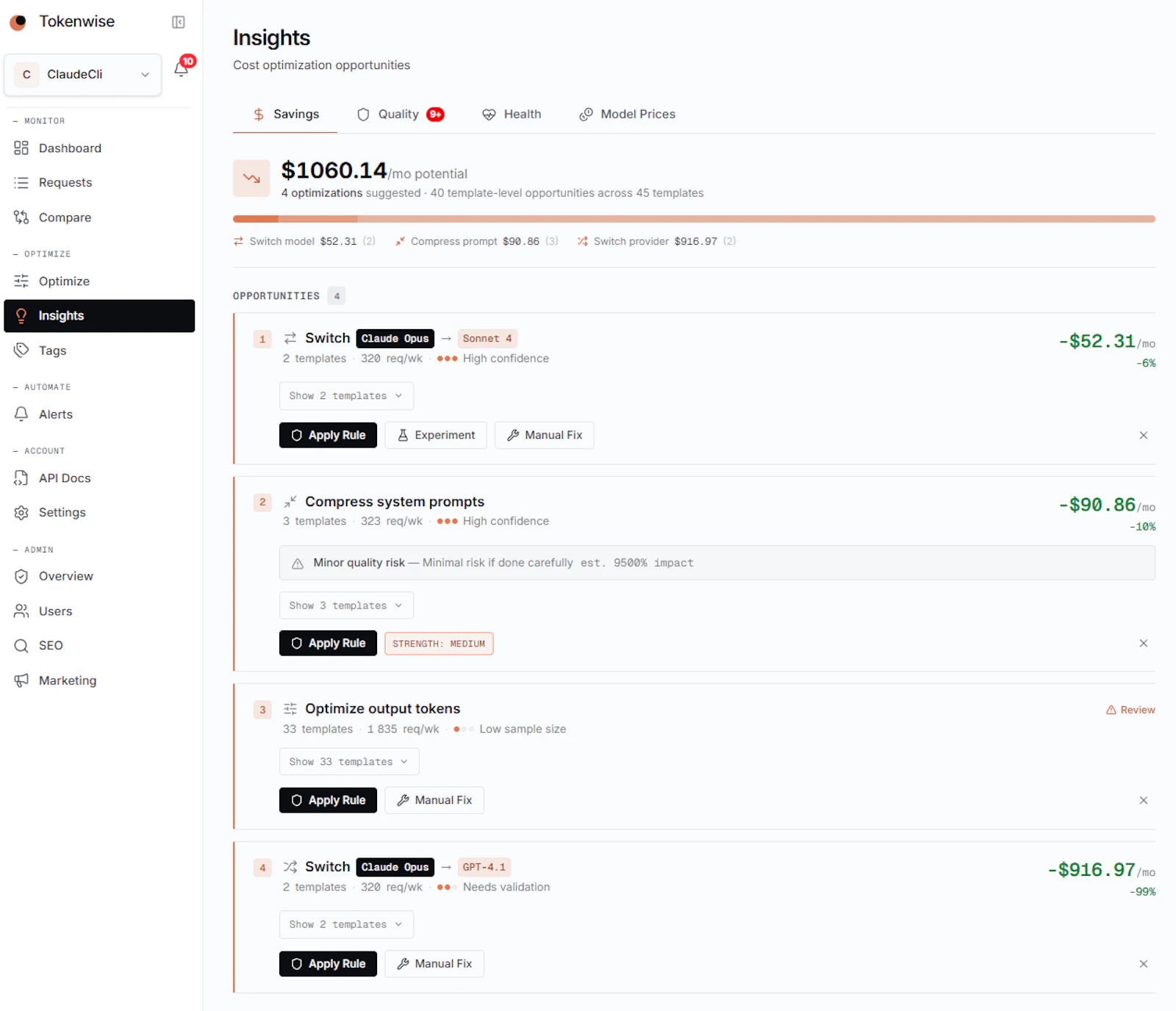Tokenwise screenshot 4