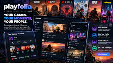 Playfolia — Social Network for Gamers gallery image