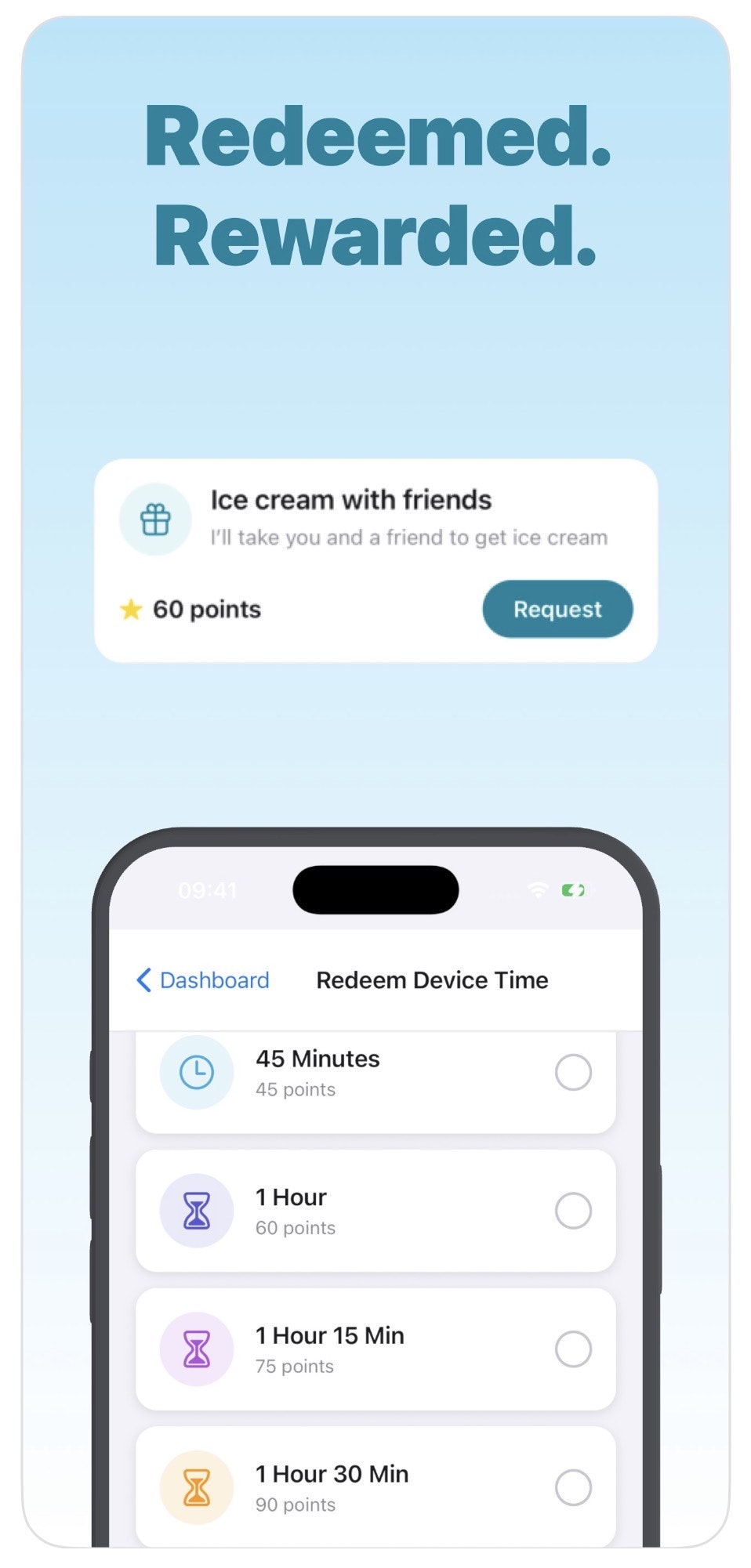 ACT+EARN: Kids Screen Time media 2