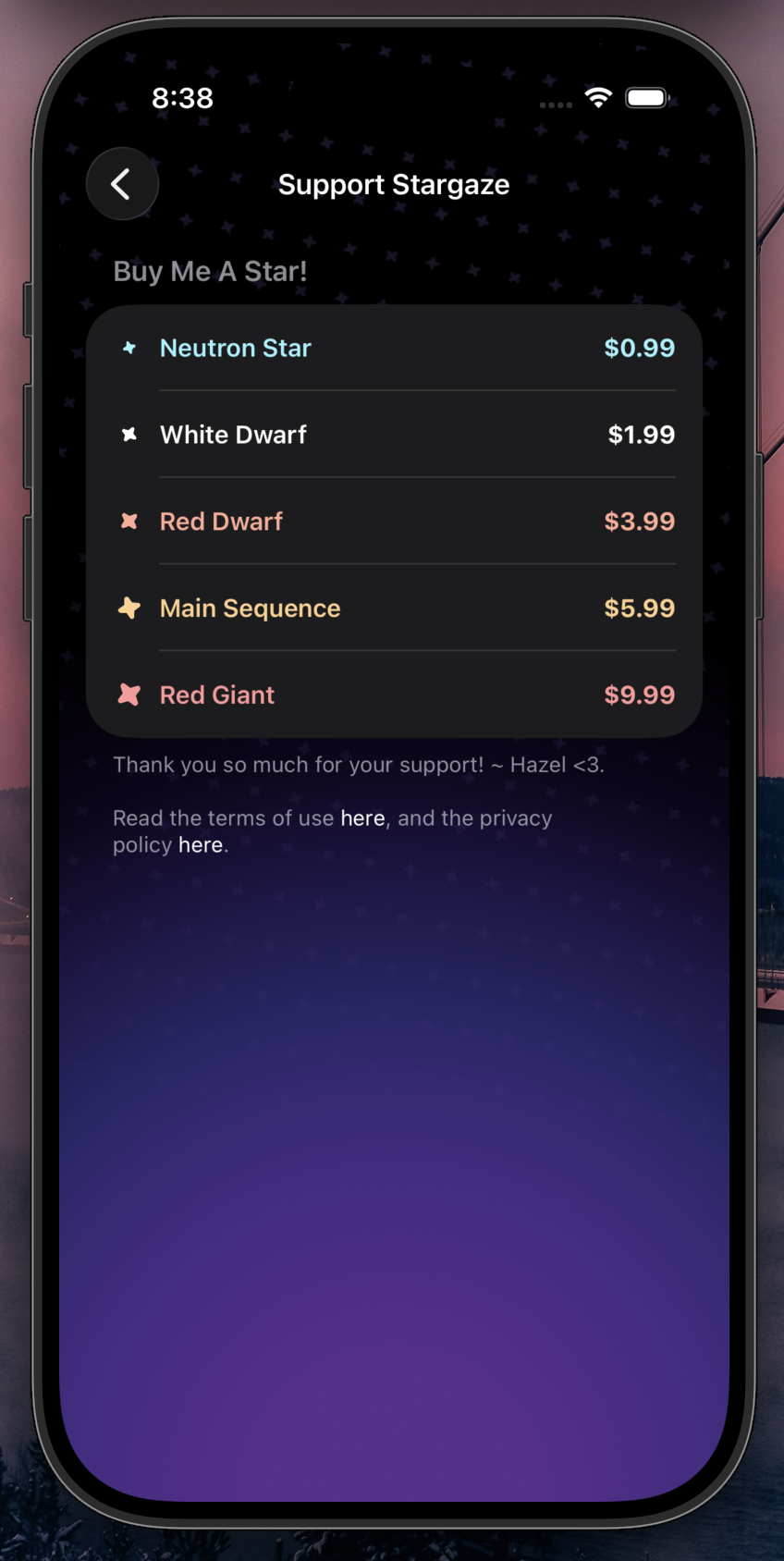 Stargaze gallery image