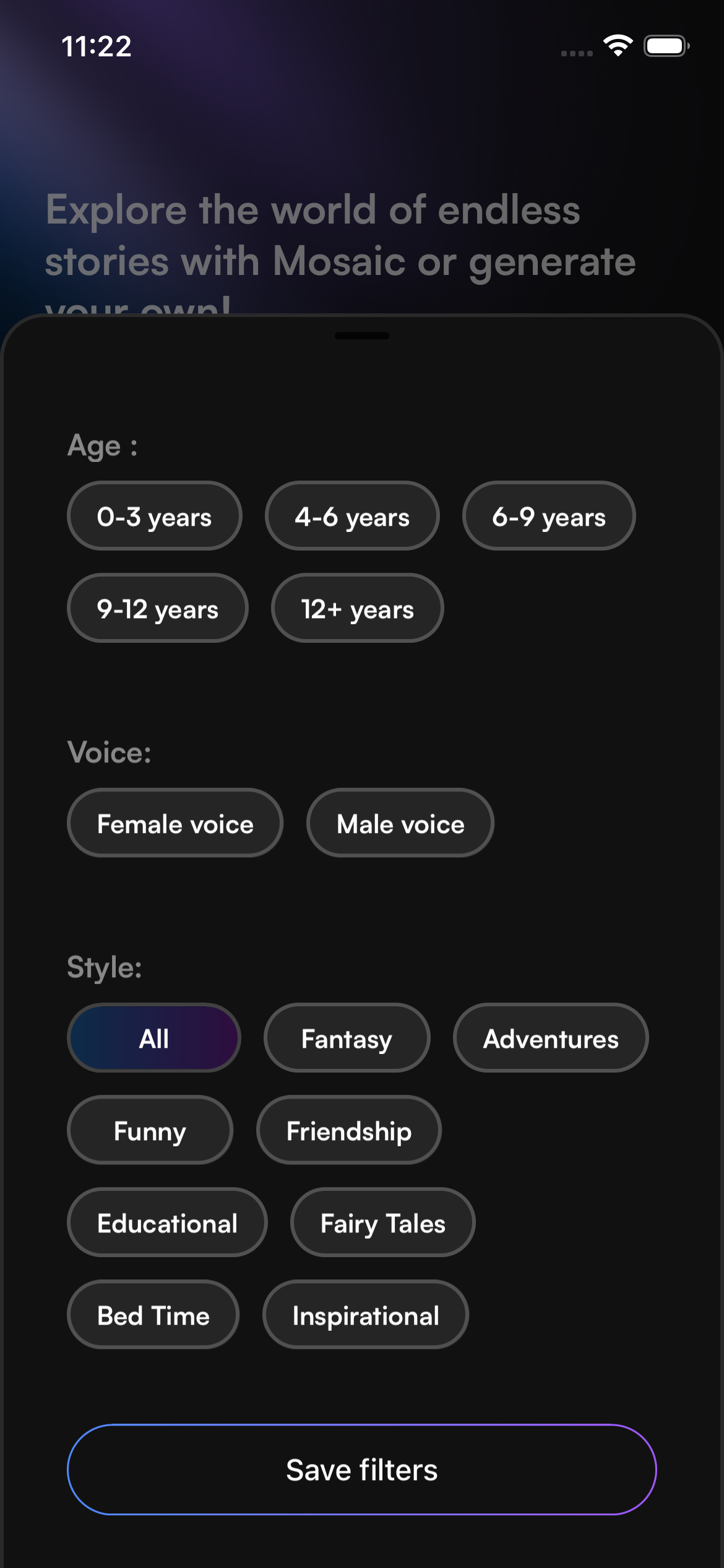Mosaic: Create Custom Bedtime Stories gallery image