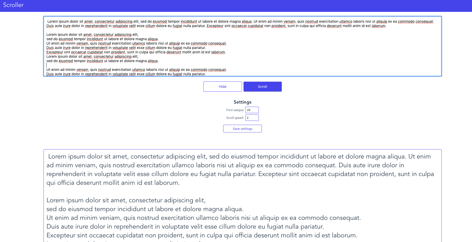 Scroller gallery image