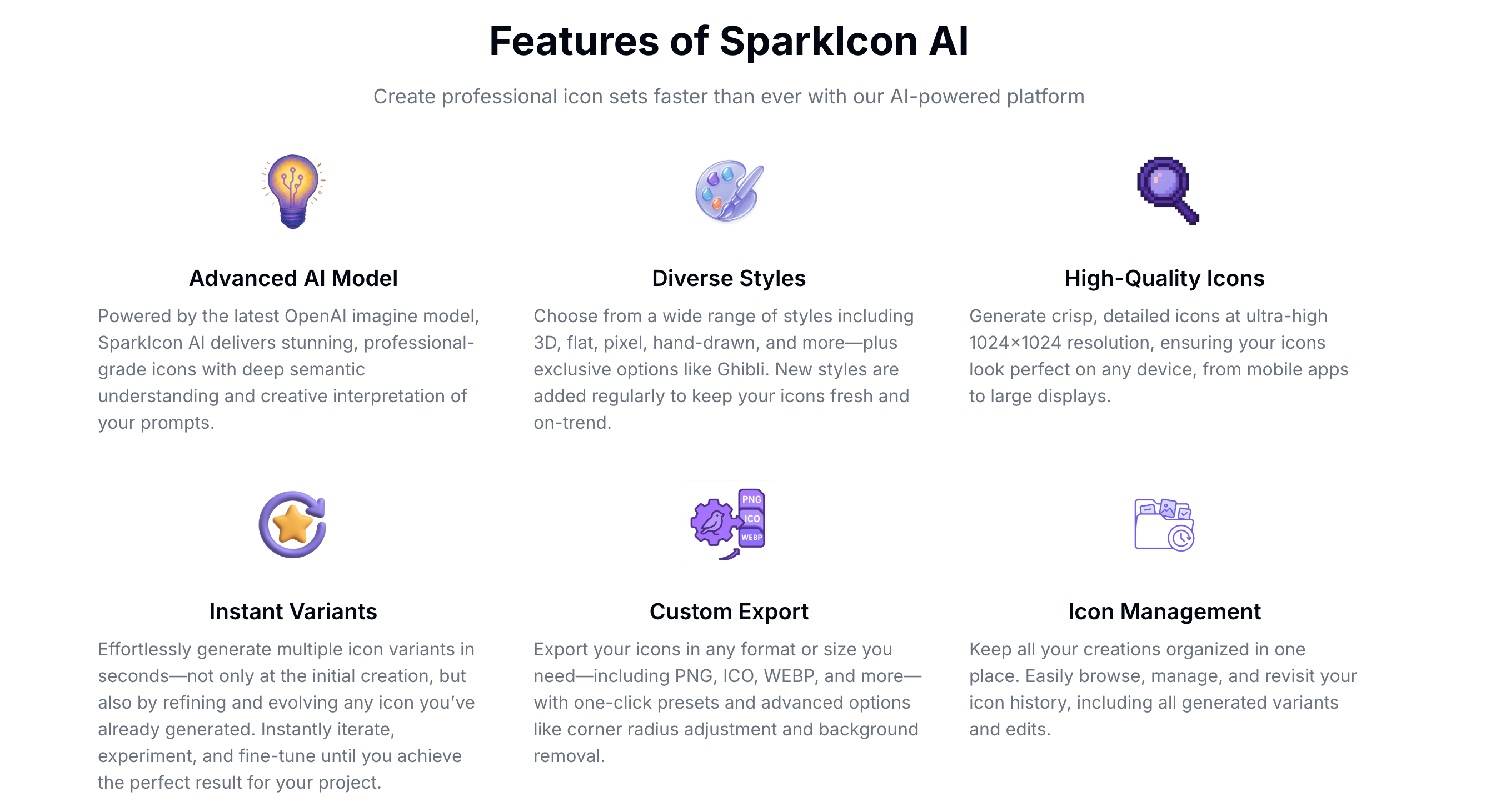 SparkIcon AI gallery image