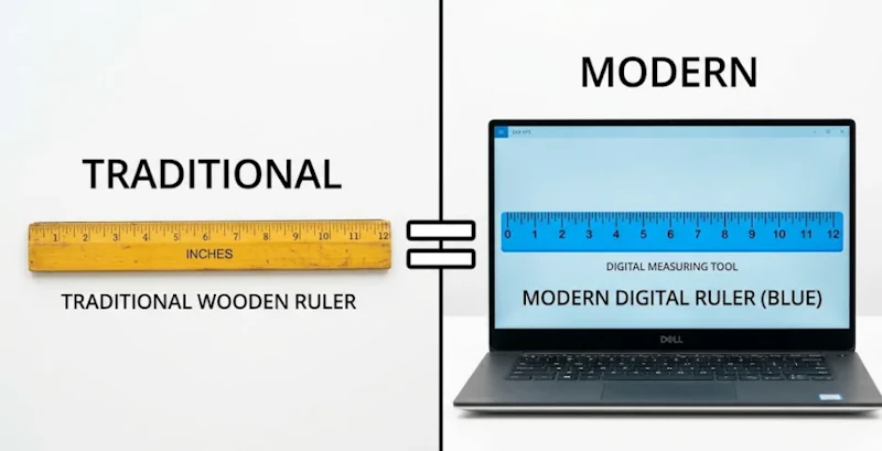 Free Online Ruler - Inch, CM & MM Ruler screenshot 1