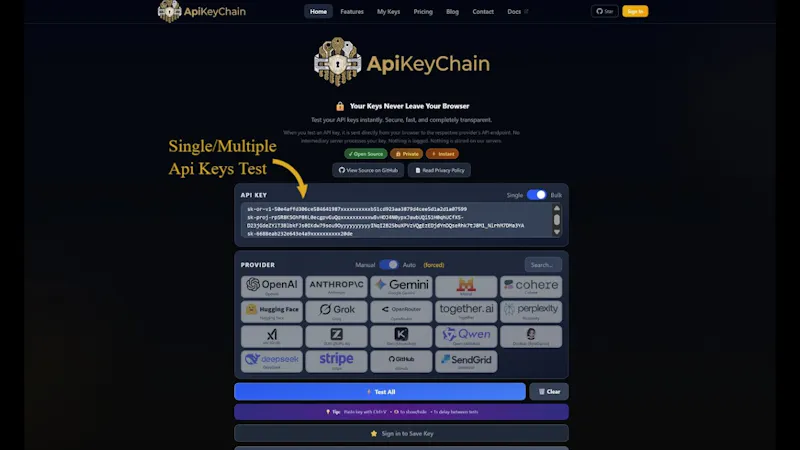 Api Key Chain screenshot 1 (video preview)