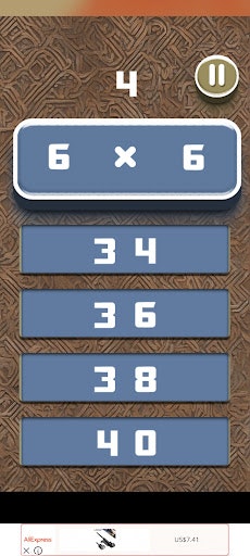 Juego de cálculo de Mathe media 6