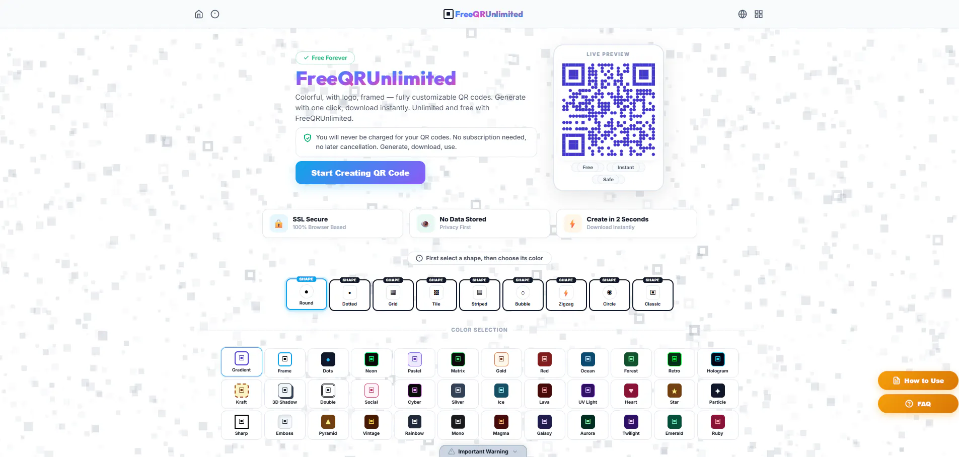 FreeQRUnlimited gallery image