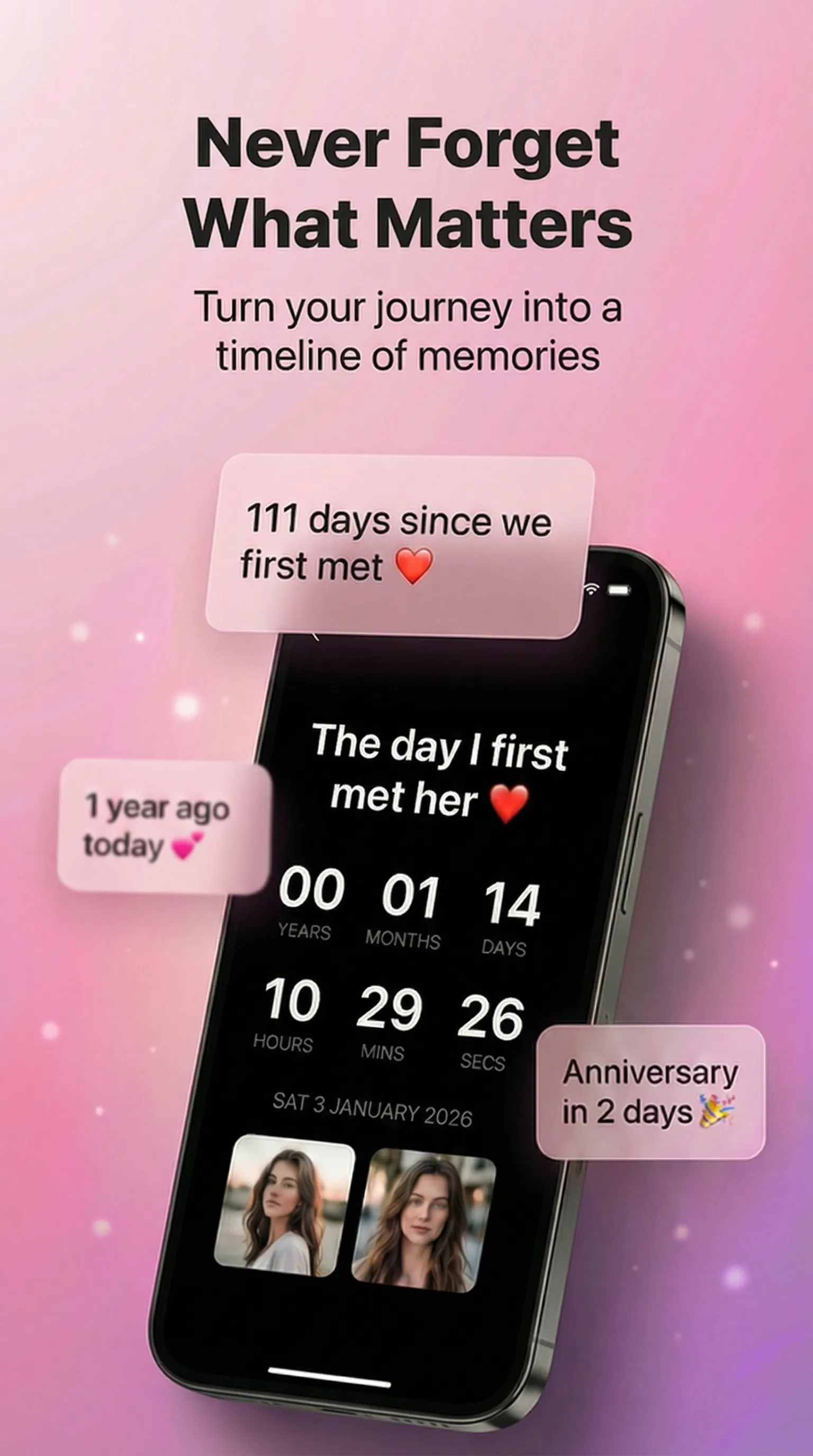 Memories 제품 배너