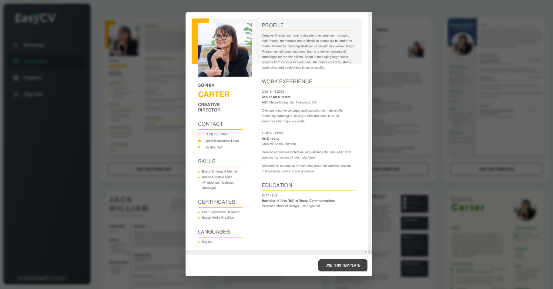 EasyCv media 5