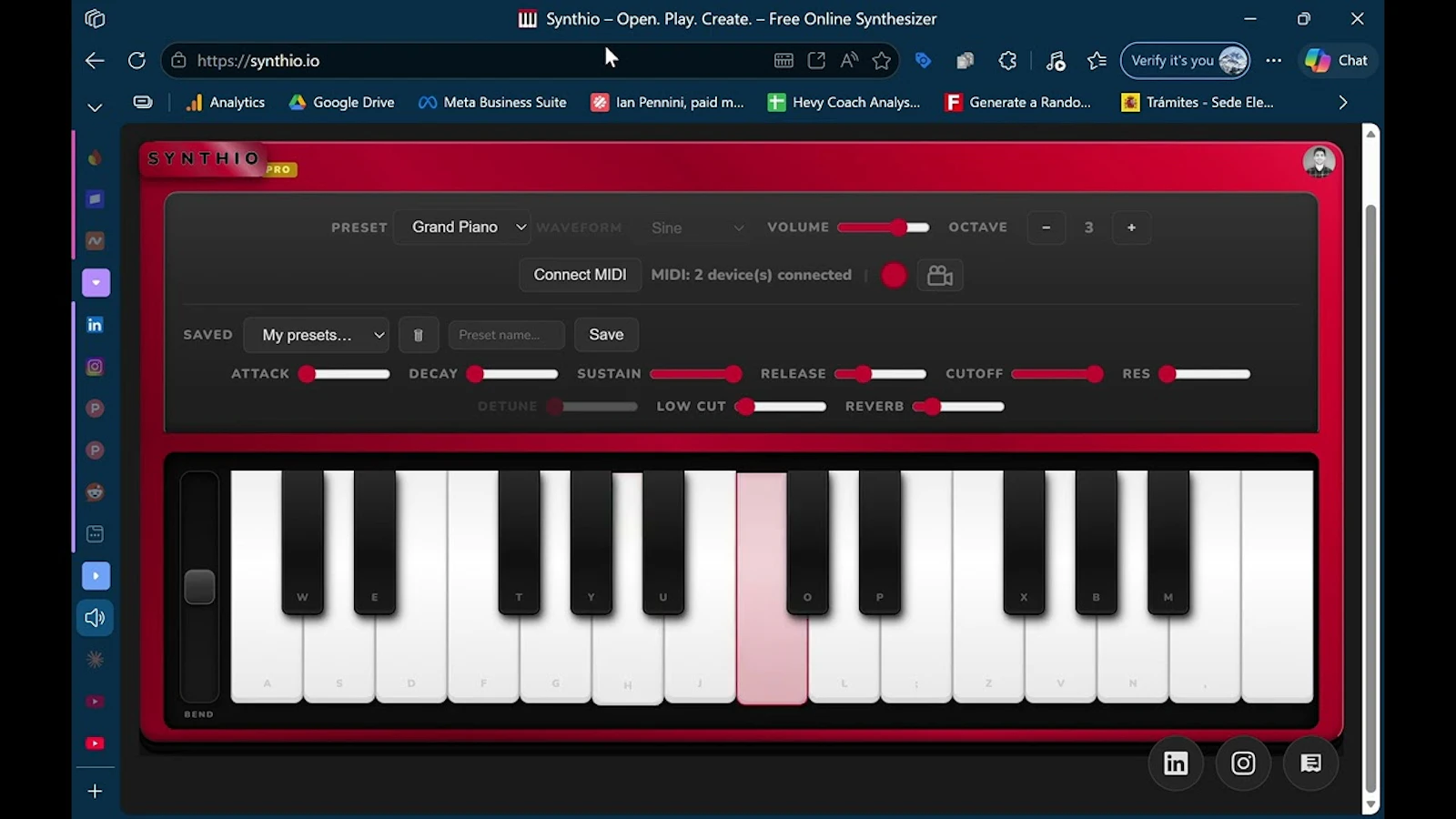 Synthio screenshot 1 (video preview)