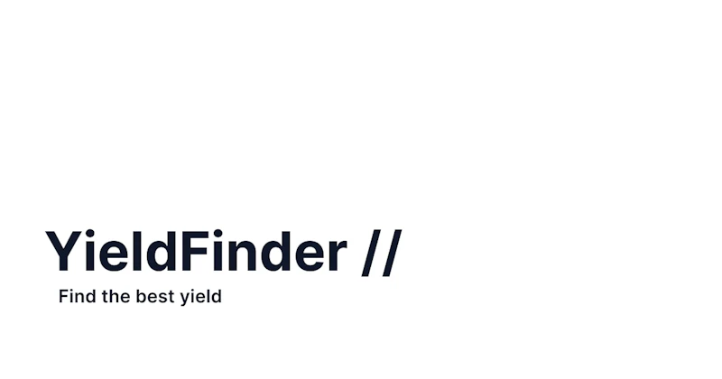 YieldFinder screenshot 1
