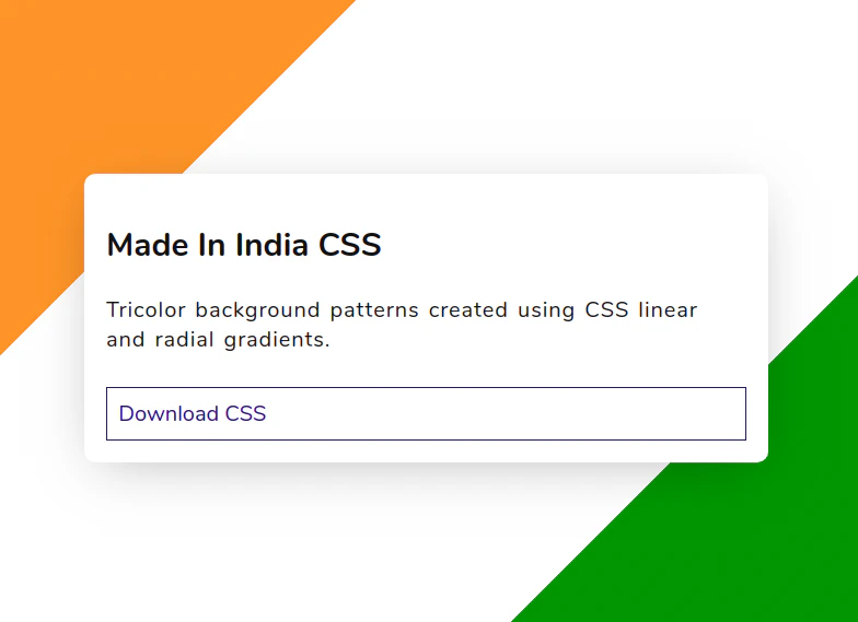 Made In India CSS