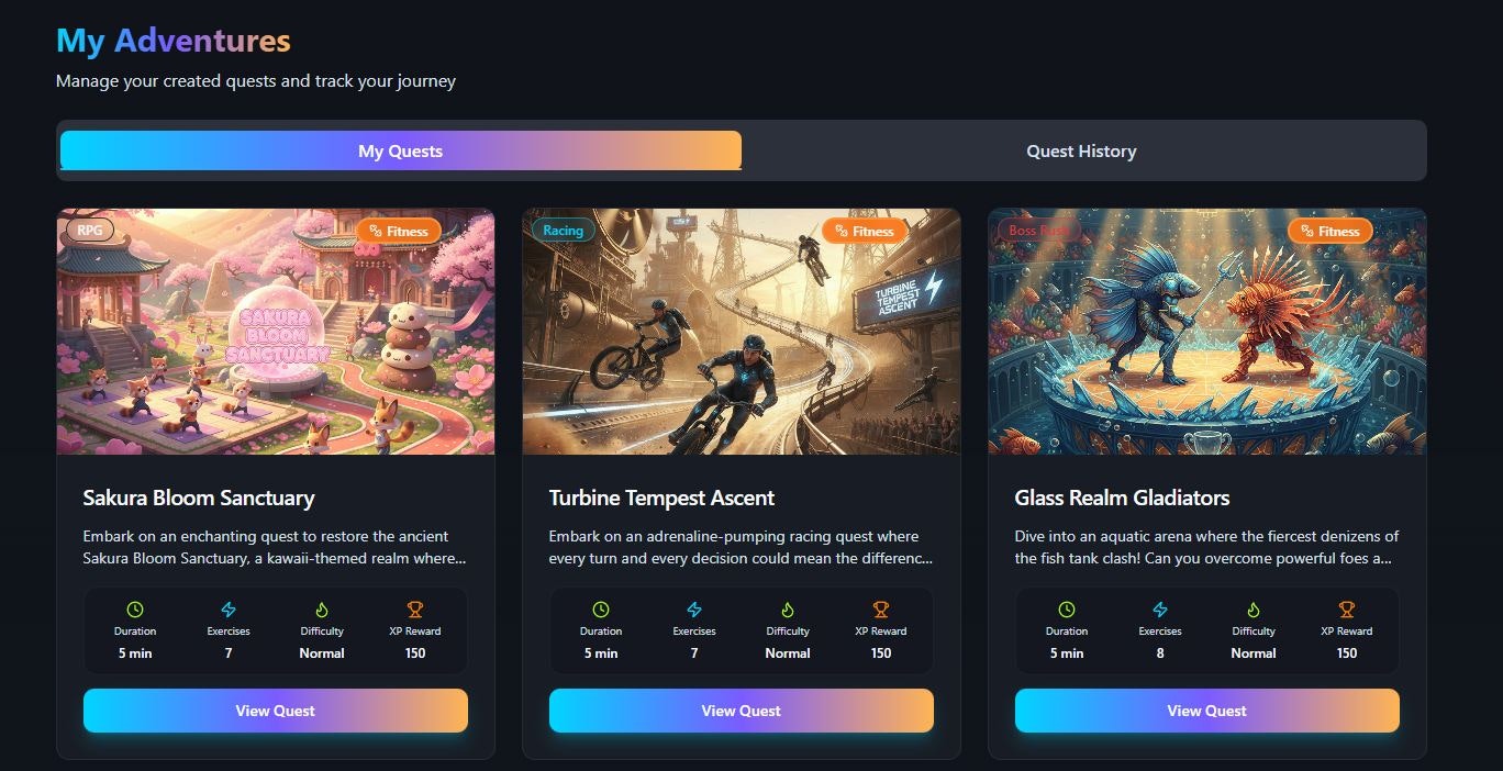 QuestFit.gg - Main product screenshot demonstrating key features and user interface