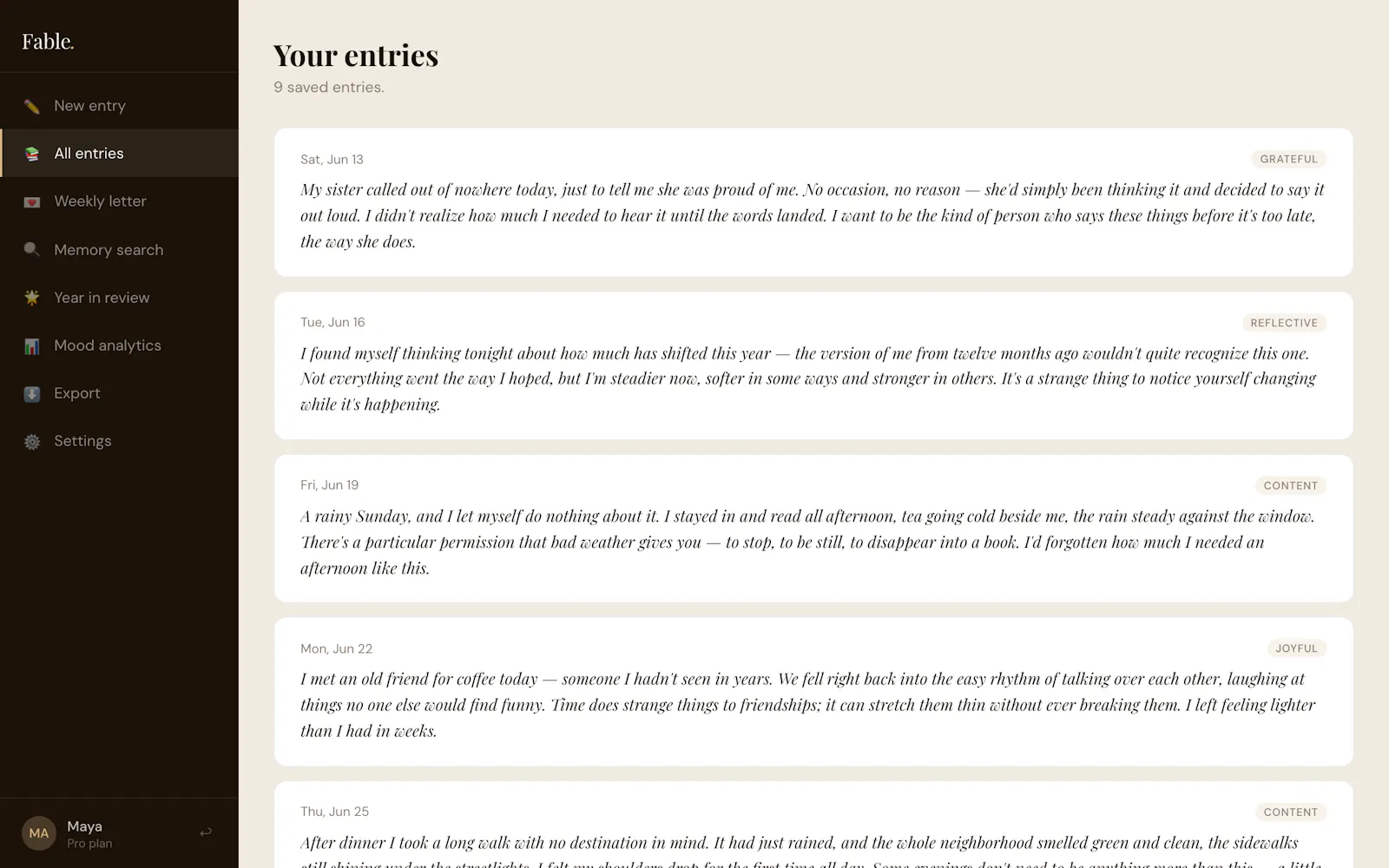 Fablejournal screenshot 6