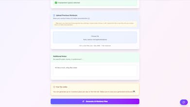 Plan My Workout gallery image