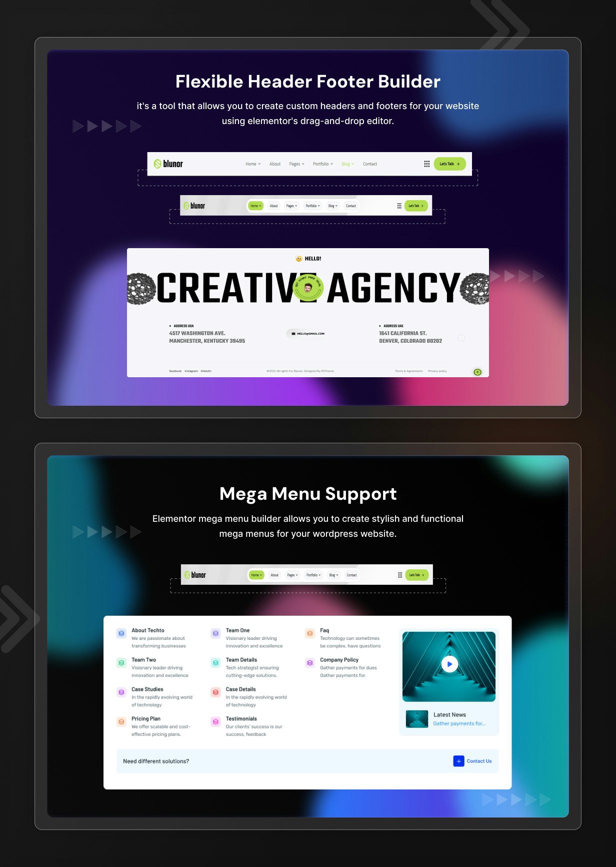 Média Bluner - Thème WordPress pour agence créative et portfolio 9