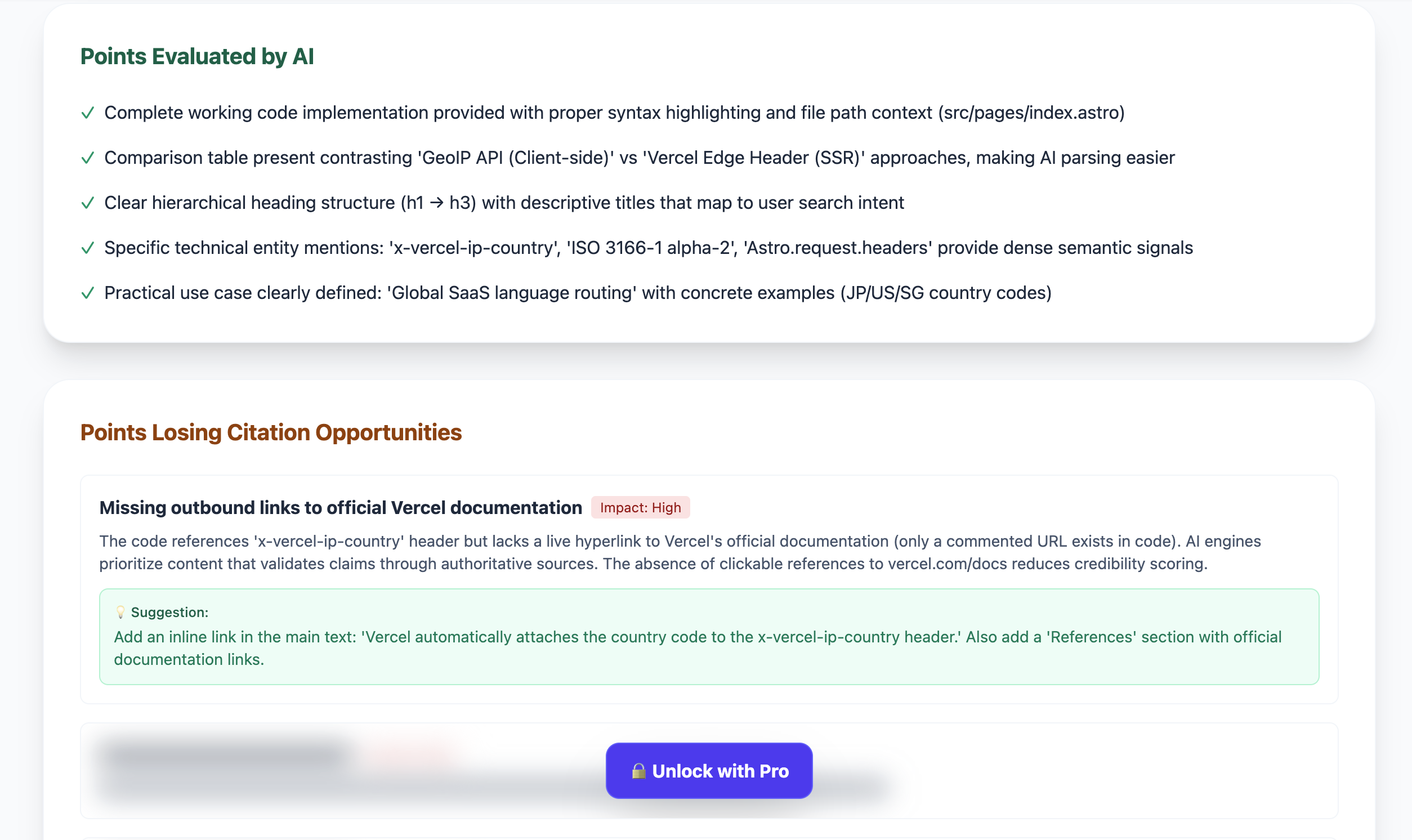 AI GEO Diagnosis gallery image