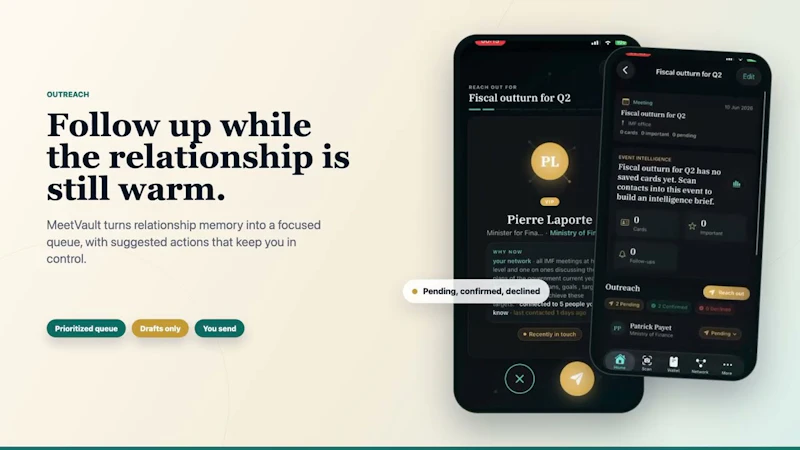 MeetVault screenshot 1 (video preview)