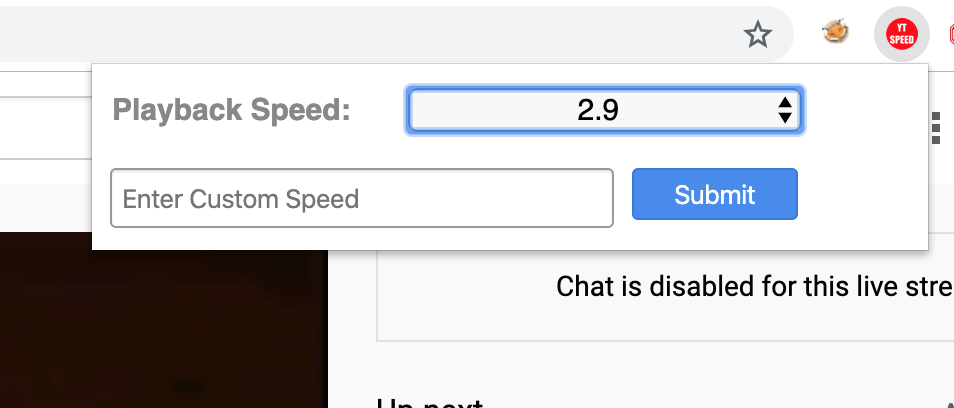 Youtube speed controller gallery image