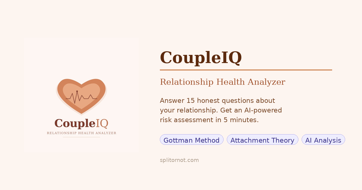 CoupleIQ – Relationship Health Analyzer gallery image