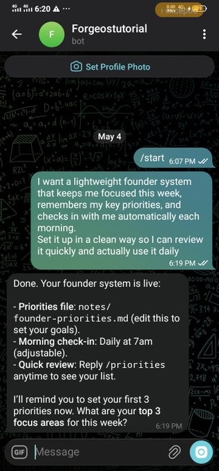 Forge OS gallery image
