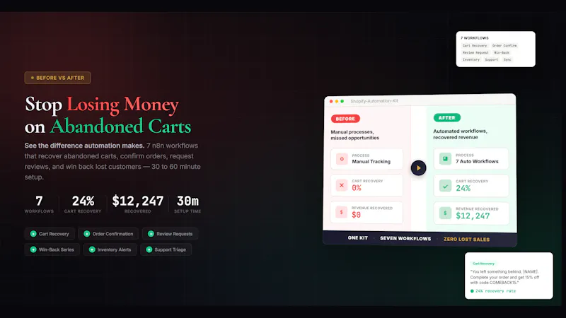 Shopify Automation Kit screenshot 1