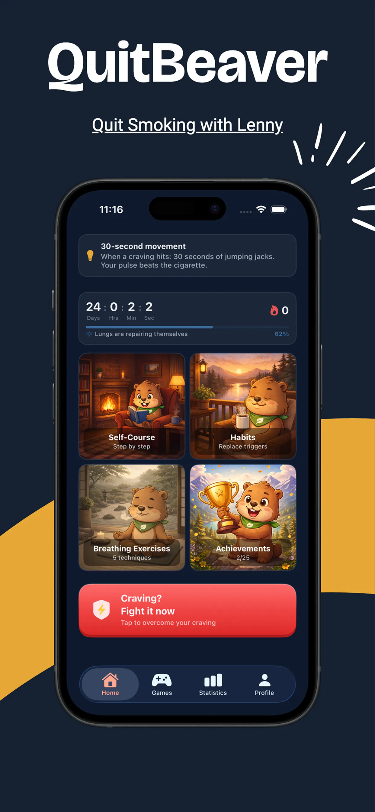 QuitBeaver のプロダクトバナー
