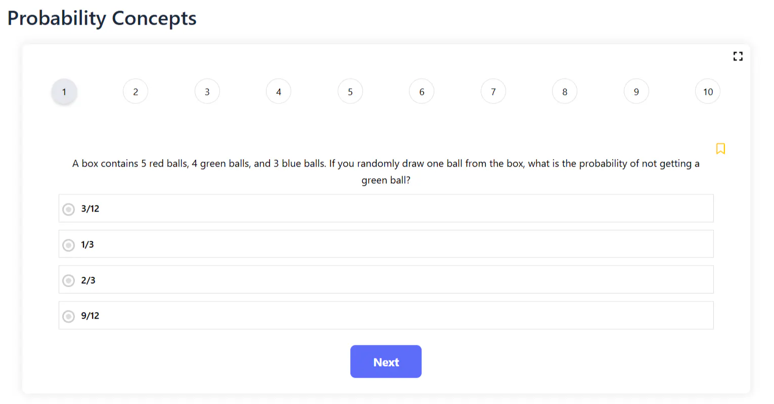 Probability Concepts gallery image