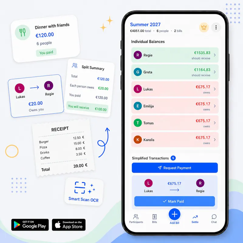 Bill Split Pro screenshot 1