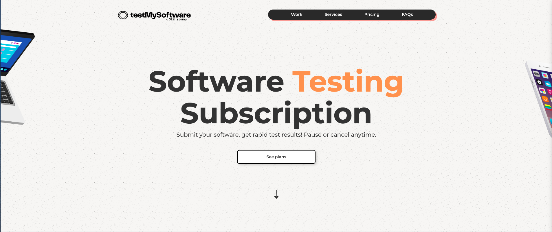 Mídia 1 de testmysoftware - Obtenha testes profissionais de software por assinatura