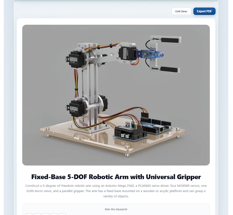 RoboBlueprint AI screenshot 2