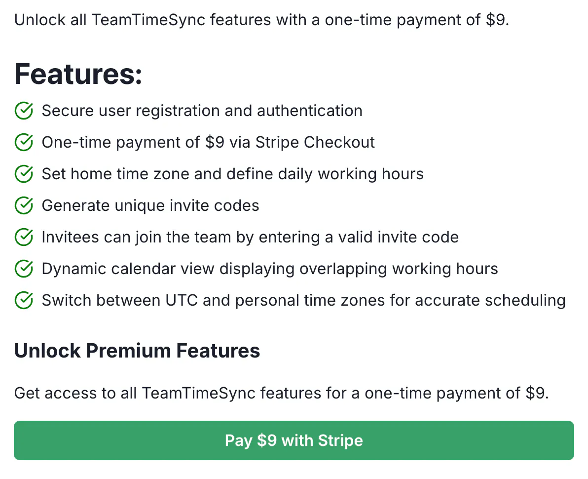 TeamTimeSync gallery image