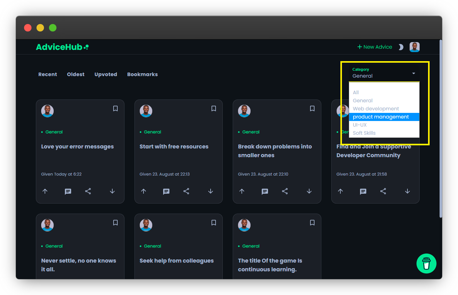 The Advice Hub gallery image