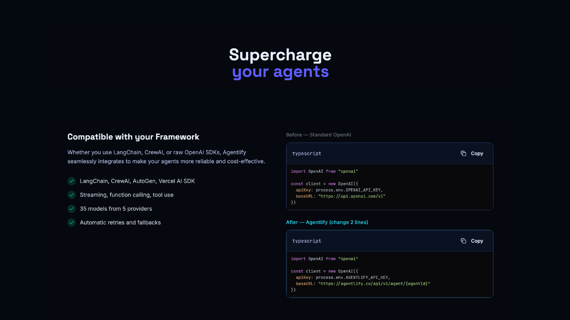 Agentlify - Screenshot 3 showing product features and functionality