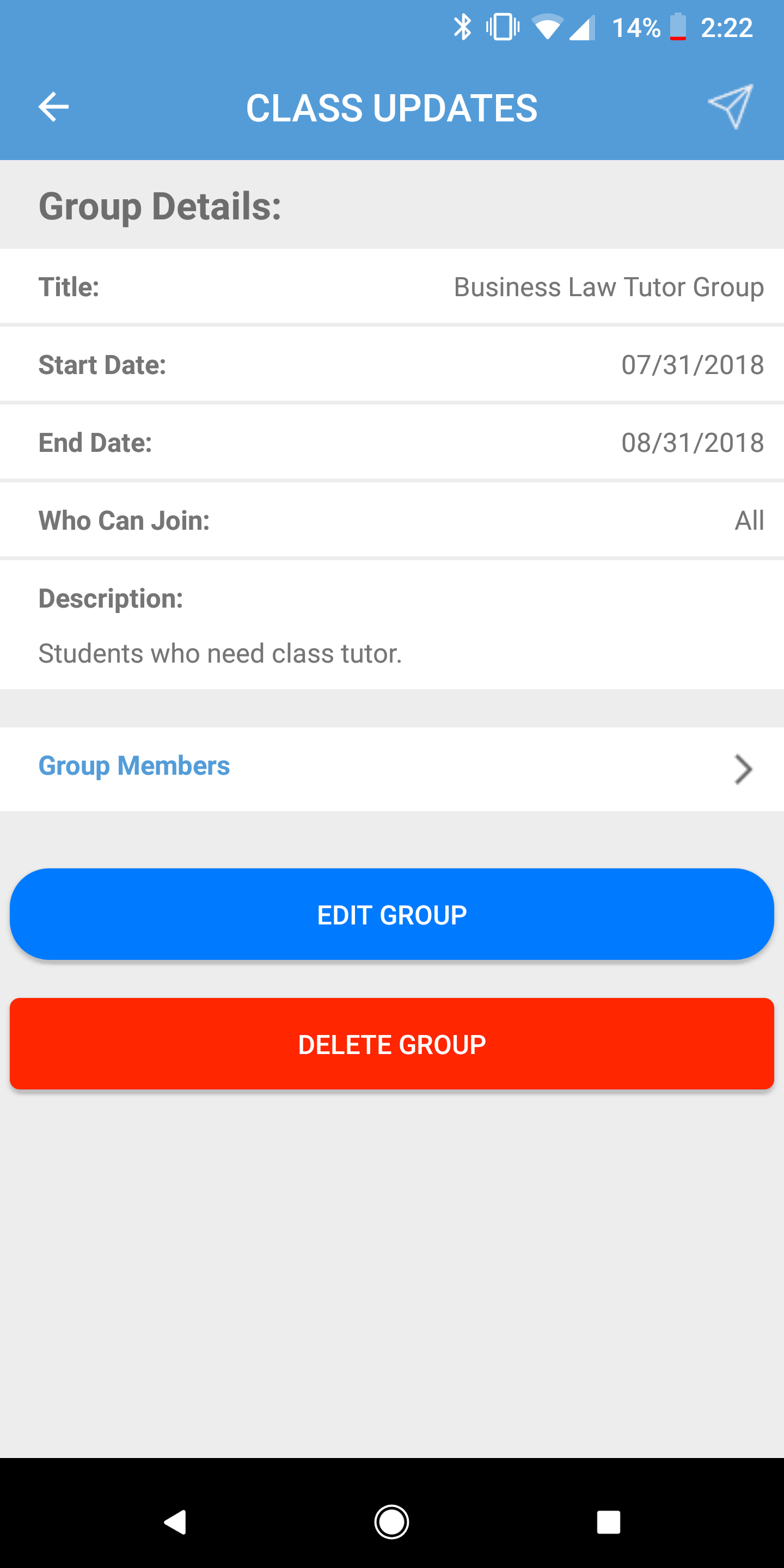Class Updates gallery image