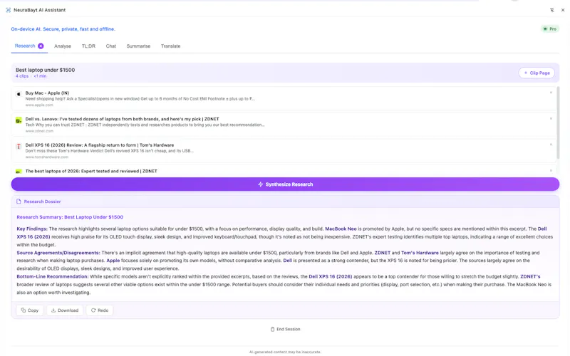 NeuraBayt Private On-Device AI Assistant screenshot 6