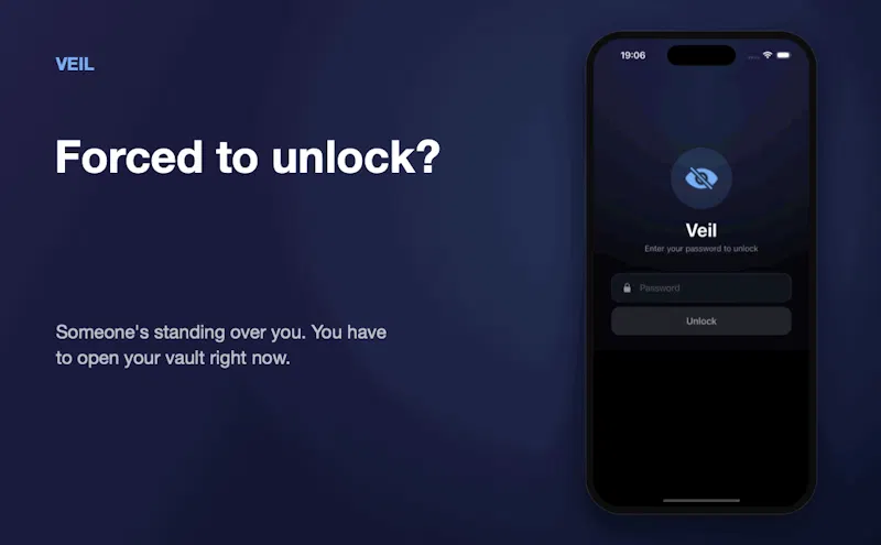 Veil — Private Photo Vault screenshot 1