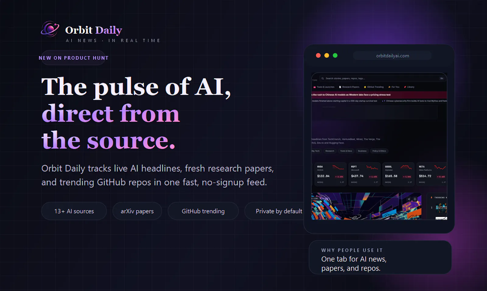 Orbit Daily screenshot 2
