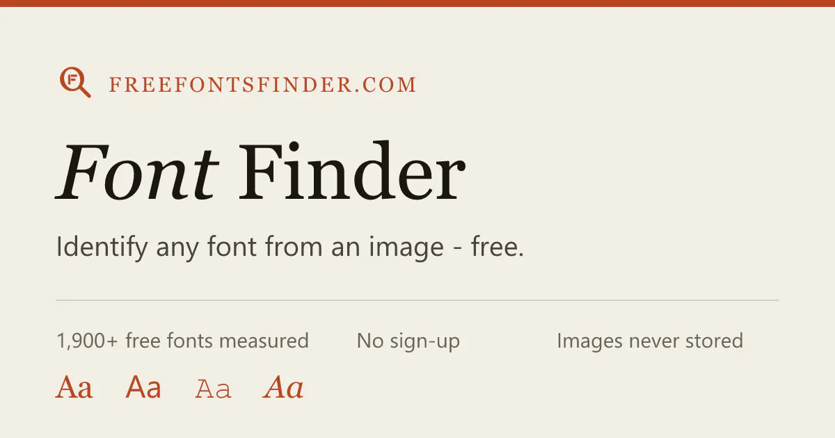 Free Font Finder gallery image