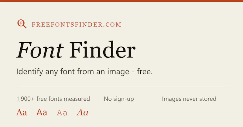 Free Font Finder screenshot 1