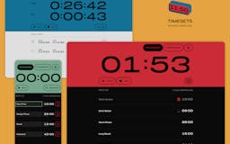 Timesets: Pomodoro timers and stopwatch media 1