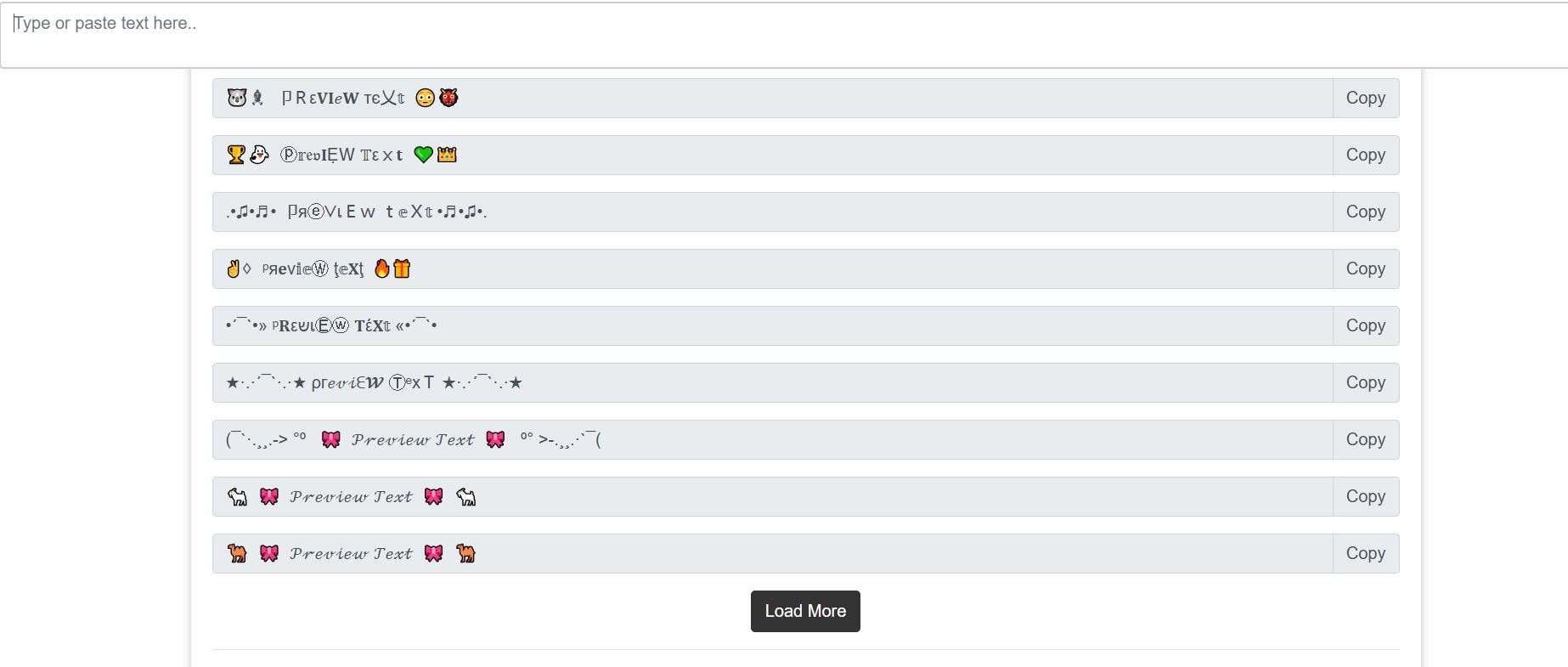 멋진 텍스트 생성기 - Fancyfontgenerator.in 미디어 1