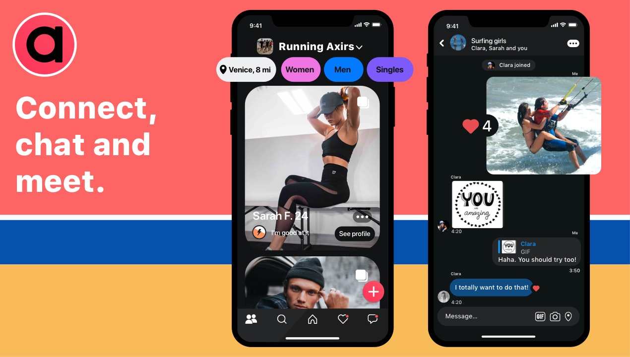 Axir: join active friends gallery image