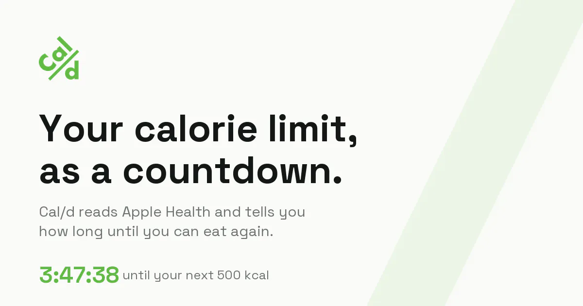 CalSlashD: Calorie Countdown for iOS gallery image